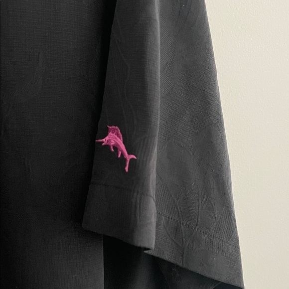 Tommy Bahama Men's XL 100% Silk MLB Baseball
Embroidered Hawaiian Shirt Black sz - Picture 3 of 11